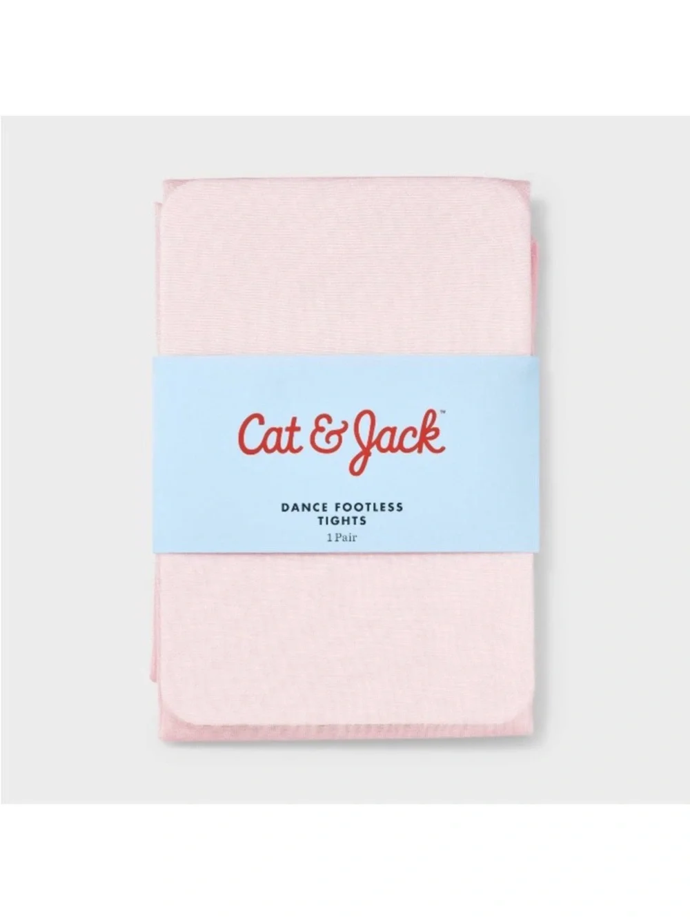 Cat & Jack Dance Footless Tights - Light Pink- Size M (7-10)